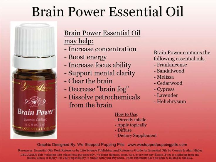 Brain Power™ gives your brain a boost with essential oils that are 